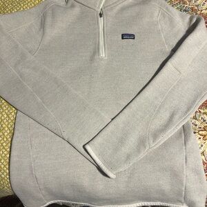 Patagonia Women’s Light beige Zip-Up Sweater